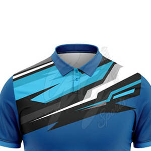 Maillot de cricket de couleur unie personnalisé en polyester 100% meilleur maillot de cricket de conception fabriqué au Pakistan - Product Image 4