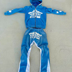 ชุดวอร์มพิมพ์ลายพัฟแขนยาวสีพื้นชุดติดตามพิมพ์ลายพัฟดีไซน์แตกต่างกัน - Product Image 2