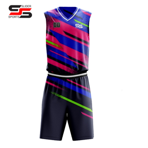 Uniforme de basket-ball 100% polyester de qualité supérieure, uniforme de sport de haute qualité, sur mesure, nouveau design - Product Image 3