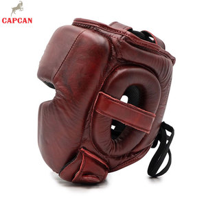 Protector de Cabeza de Cuero de Alta Calidad para Boxeo, Entrenamiento de MMA, Seguridad para Adultos - Product Image 2