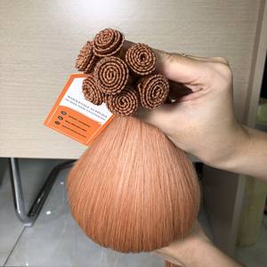มือผูกผ้าต่อผม Remy เวียดนาม100% มนุษย์ผมคู่วาดบริสุทธิ์ดิบที่ยังไม่ได้ผมบริสุทธิ์ดิบ - Product Image 5