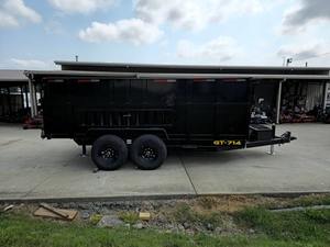 รถพ่วงดั๊มพ์ 7x14 แบบยืดหดได้ ด้านข้างสูง 4 ฟุต (2 ด้าน) เพลา 7K พร้อมเกียร์  โครงสร้างหลัก ดีไซน์ยืดหยุ่น รถพ่วงขนส่งทางการเกษตร - Product Image 2