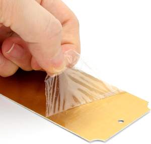 Placas y Etiquetas de Latón Tradicionales, Chapadas en Oro, Grabadas con Láser, Tamaños Personalizados, Suministro del Fabricante OEM - Product Image 3