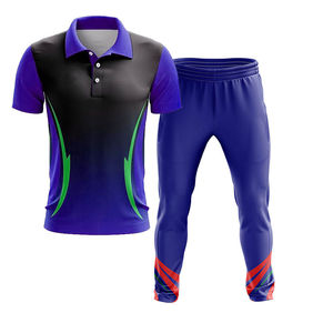 Ensemble maillot et pantalon d'équipe léger uniforme de cricket d'élite, vêtements de sport de qualité supérieure pour les clubs et les matchs professionnels - Product Image 6
