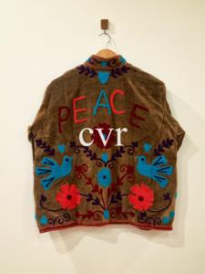 Abrigo de Terciopelo Bordado a Mano con Cuello Mandarín, Manga Larga, Estampado Floral, Otoño, Talla Grande, Ropa Exterior Informal para Mujer - Product Image 3