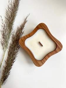 Bougeoir de bol de pâte en bois d'acacia de haute qualité pour la maison et le décor de vacances de Noël fabriqué au Vietnam - Product Image 6