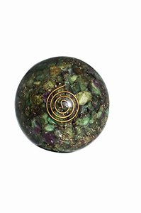 New Star Agate High Quality Semi-Precious Stone Crafts Orgone Ball <b>Sphere</b> Feng Shui Style <b>Crystal</b> Quartz Moonstone Ruby Zoisite - Product Image 4