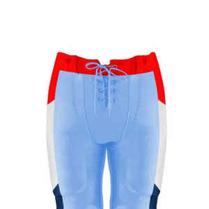 Custom American <b>Football</b> Uniform Light Blue Red <b>White</b> Printed Jersey and Pants Set Team Sportswear - Product Image 5