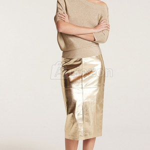 Falda delgada moderna para mujer, ropa de calle informal, falda delgada para mujer, falda delgada de cuero hecha en Pakistán - Product Image 4