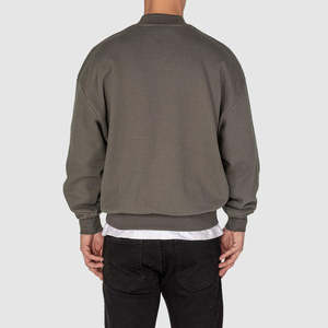 Sudaderas de cuello redondo con estampado digital de invierno para hombre, patrón sólido de poliéster/algodón de gran tamaño - Product Image 5