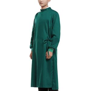 ชุดเครื่องแบบหมอพยาบาลคอตั้งมีซิปสำหรับห้องผ่าตัดสีทึบชุดเสื้อขัดตัวกางเกงสำหรับผู้หญิง - Product Image 3