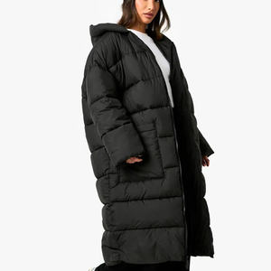 Wholesale <b>Women</b> Winter Long Puffer Jacket Quilted Warm <b>Coat</b> Casual Fashion Outerwear Custom OEM <b>Women</b> Winter Long Puffer Jacket - Product Image 6