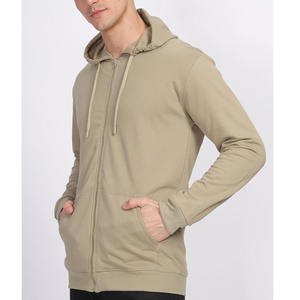 Sweats à capuche unisexe respirants à séchage rapide pour homme 100% coton avec fermeture éclair vers le haut sweats à capuche unis pour hommes meilleur design Logo personnalisé et taille sweat à capuche pour hommes - Product Image 4