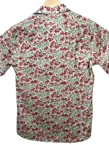 Chemise à manches courtes authentique 100% coton pour homme, imprimée à la main avec des motifs floraux |   Textile fait main |   Vente en gros - Product Image 5