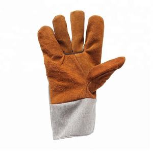 Wholesale Premium Safety Work <b>Gloves</b> Leather & Cotton for Construction & Heavy-Duty Jobs working <b>Glove</b> - Product Image 6