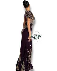 ชุดราตรีทรงเอไลน์ยาวกรอมพื้น แขนกุด คอทรงหลอด ปักลายประดับลูกปัด ดีไซน์หรูหรา ทรงเอวสูง สำหรับผู้หญิง - Product Image 3