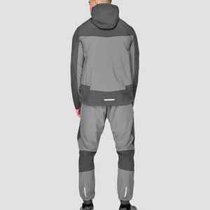 Ensemble short coupe-vent personnalisé pour hommes survêtement ensemble short 2 pièces Streetwear veste coupe-vent réfléchissante pour hommes survêtement - Product Image 6