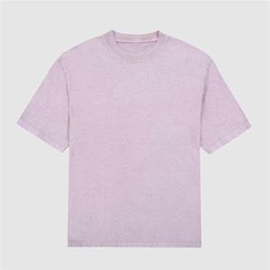 Nueva camiseta gráfica personalizada unisex de alta calidad a la moda, diseño de lavado ácido de gran tamaño, 100% algodón transpirable para la moda americana - Product Image 1