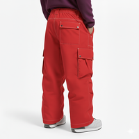 Pantalones de Esquí Cálidos y Holgados para Niños Unisex, Resistentes al Viento, Impermeables y Transpirables, con Aislamiento Thinsulate, para Invierno, Nieve y Snowboard