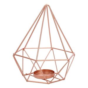 Bougeoir de Noël en métal plaqué or pour décoration de la maison, bon design, fait à la main - Product Image 1