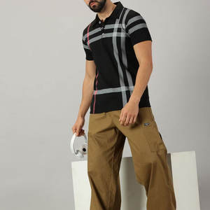 Nouveau style, design unique, chemise pour homme, fabricant chinois, bonne qualité, tricotée, anti-froissement, manches courtes - Product Image 4