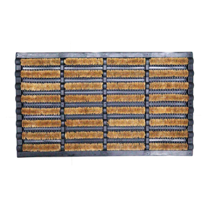 100% poils métalliques naturels et renforcés nettoyage supérieur brosse en fibre de coco paillassons élimine efficacement la poussière de boue Disponible - Product Image 2