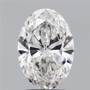 IGI taille ovale 3.24 ct diamant cultivé en laboratoire en vrac pour bague G couleur VS1 clarté diamant de laboratoire diamant écologique en vrac pour elle - Product Image 1