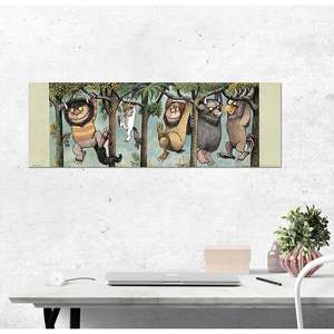 Modern Design 'Where the Wild Things Are' <b>Poster</b> Made of High Quality Paper - Product Image 2
