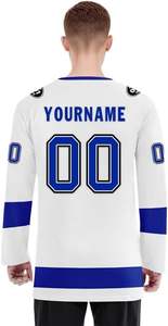 Maillot de hockey personnalisé, fournisseur aux États-Unis, au Royaume-Uni et en Europe, maillot de hockey pour match et entraînement, coupe et design personnalisés - Product Image 6