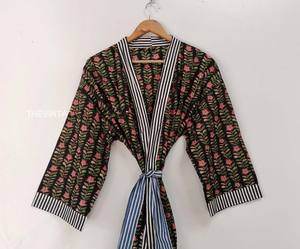 Robe Kimono en coton, Best-seller, Robe Kimono en coton, populaire maintenant, livraison express, robe kimono en coton, Kimono - Product Image 3