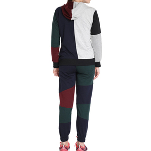 High Quality Custom Size Winter Printed <b>Women</b> Zipper Tracksuits Jogging Suits Breathable 2 in 1 Design - Product Image 3