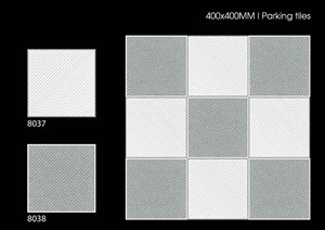 Mejor precio y calidad 400x400mm Porcelana Azulejos de estacionamiento al aire libre Superficie antideslizante Diseño moderno Azulejos de piso Exportador - Product Image 3