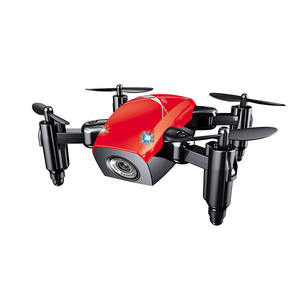 Mini S9HW Drone Professionnel Pliable Poche Quadcopter avec Caméra 480p WIFI App Control 3km Image Transmission Range - Product Image 1