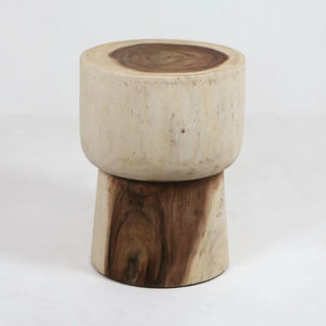 Rustic Round Stool Natural Wood Stumps Solid Wood Indoor Decoration <b>Seating</b> Stumps Natural Solid Wood Stools Made in Vietnam - Product Image 3