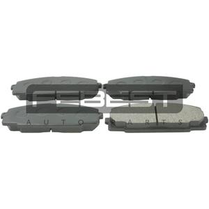 Set di pastiglie freno anteriori FEBEST (0101-KLH12F) - Product Image 1