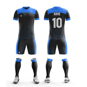 Maillot de football pour homme sur mesure, impression par sublimation de haute qualité, 100% polyester, dégradé de couleurs, tenues de football - Product Image 1