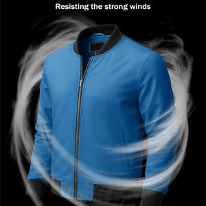 Men Winter Bomber Jacket With Custom Logo <b>Heavy</b> <b>Duty</b> Fabric Smooth Lining Functional Storage And Direct Factory Label Options - Product Image 4