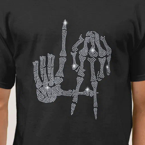 Oem logotipo personalizado ropa de mujer diamantes de imitación camisetas de manga corta de secado rápido diamantes de imitación camisetas 2025 - Product Image 2