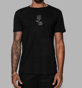 T-shirt de travail de gym 2024 coton tricoté personnalisé style High Street écologique à séchage rapide pour hommes avec impression de couleur et de logo personnalisée - Product Image 2