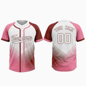 Uniformes Deportivos Antibacterianos con Logotipo Personalizado para Equipos Adultos, Sublimación, Conjuntos de Uniformes de Béisbol/Sóftbol, Camiseta, Pantalones Cortos, Top, OEM, Venta al por Mayor - Product Image 3