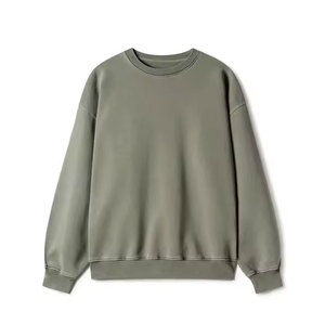 Sudadera de Forro Polar para Hombre, Cuello Redondo, Calidad Premium, Transpirable, Secado Rápido, Poliéster/Algodón, Diseño Moderno con Estampado Sólido - Product Image 4