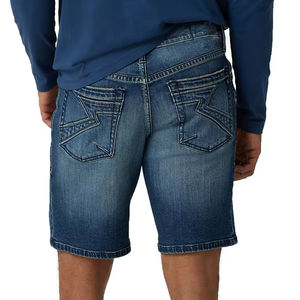 Shorts pour hommes coupe ample 100% coton pantalon en jean épais Baggy Jeans Shorts personnalisés hommes été Denim Shorts - Product Image 6