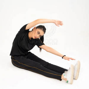 Combinaison de survêtements d'été décontractés en coton pour femmes avec pantalon souple - Product Image 5