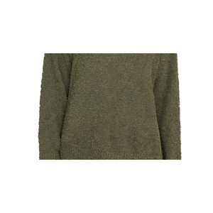 Maglione Teddy Verde Scuro da Donna Sanctuary, Taglia Media, Top in Maglia Traspirante con Logo Frontale, Stampa Casual per Autunno/Inverno - Product Image 3