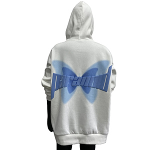 Sudaderas con capucha de forro polar para hombre, ligeras, transpirables, con cremallera, de corte regular, con estampado puff, de buena calidad, teñidas en color liso, sostenibles, al por mayor - Product Image 6