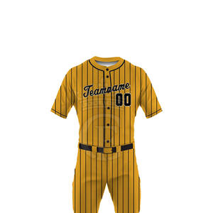 2025 uniformes de baseball en matériaux solides pour hommes ensembles respirants dans des tailles plus prix raisonnable pour les adultes - Product Image 4