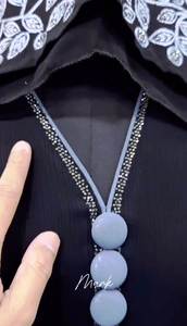 ชุดเดรสเป็นทางการของดูไบเสื้อผ้ามุสลิมแบบดั้งเดิมของผู้หญิงชุดเดรสอาบายาแบบทางการปักแฟนซีสไตล์เรียบง่ายสง่างาม - Product Image 2