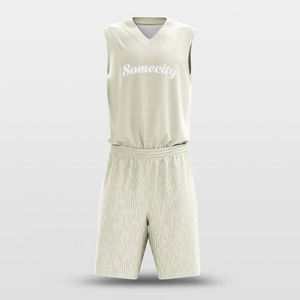 Ensemble de maillot et short de basketball de luxe, vêtements de sport d'équipe personnalisés par sublimation, vente en gros OEM, vêtements de basketball respirants - Product Image 2