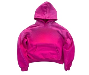 Sweat-shirt à capuche unisexe de haute qualité en coton personnalisé avec impression ou broderie de logo personnalisé, fermeture éclair - Product Image 1