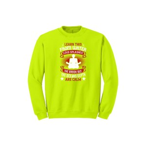 Sweat-shirt en coton mélangé Bouddha Thèmes Imprimer 12 options de couleur Style décontracté 260-280 GSM Placement de conception personnalisable pour l'hiver - Product Image 4